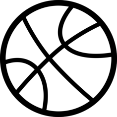 Ball For Sports Laser Cut Svg File, Free Vectors File